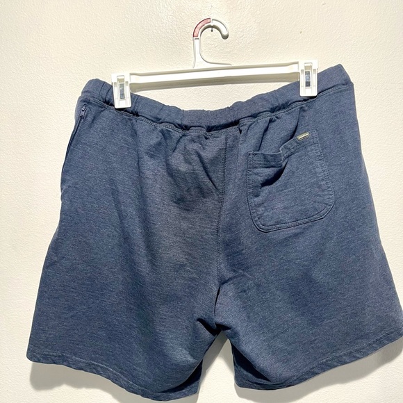 Eddie Bauer lounge shorts summer gray comfy cotton pocket drawstring men XXL - Picture 3 of 10